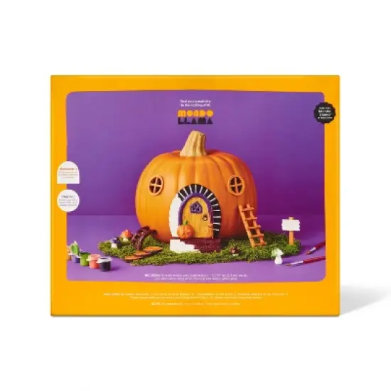 Halloween Craft Ceramic Pumpkin D&eacute;cor Painting Kit - Mondo Llama&trade; image {3}