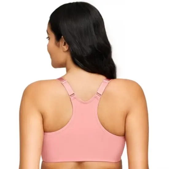 Glamorise Womens Front-Closure Smoothing WonderWire Underwire Bra 1247 Apricot image {1}