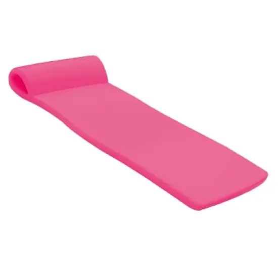 TRC Recreation Super Soft Sunsation Pool Lounger Mat, Pink and Tropical Teal image {1}