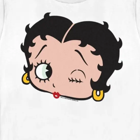 Women's Betty Boop Large Face T-Shirt image {1}