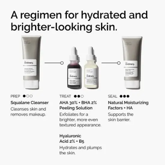 The Ordinary AHA 30% + BHA 2% High-Strength Peeling Solution for Brightening - 1 fl oz - Ulta Beauty image {3}