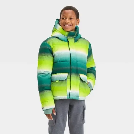 Boys' Solid Puffer Jacket - All in Motion&trade; image {3}