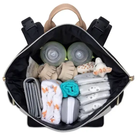 Baby Brezza Martine Convertible Diaper Bag - Linen image {3}