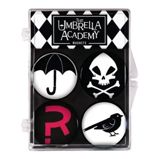 Dark Horse Comics Umbrella Academy Logos 4 Piece Magnet Set image {1}
