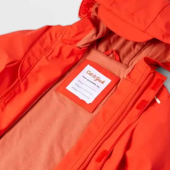 Toddler Long Sleeve Rain Coat - Cat & Jack&trade; Red  image {2}