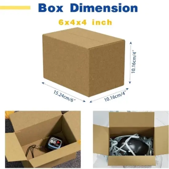 Partners 6x4x4&rdquo; 25-Pack Corrugated Boxes image {1}