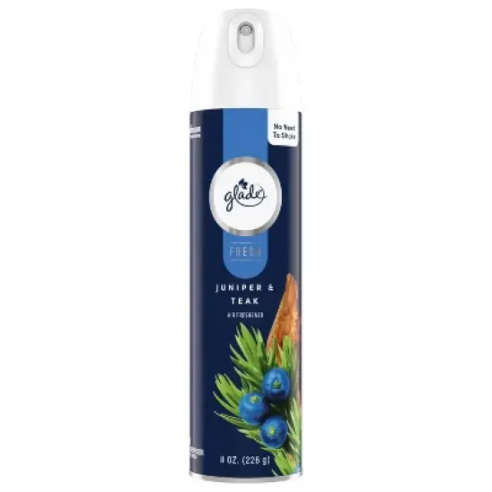 Glade Fresh Aerosol Room Air Freshener - Juniper & Teak - 8oz image {2}