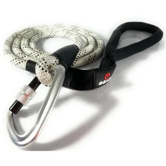 Enthusiast Gear Reflective Rope Dog Leash with Locking Carabiner for Large Medium Small Breeds and Puppy (6&rsquo; Feet) image {19}