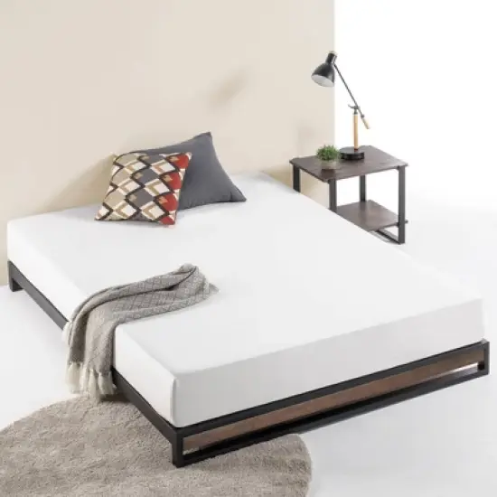 6" Suzanne Platform Bed Frame Gray Wash - Zinus image {6}