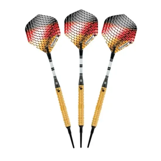 Elkadart Titanium 90% Tungsten Soft Tip Darts Black Titanium Coating 16 Grams image {2}