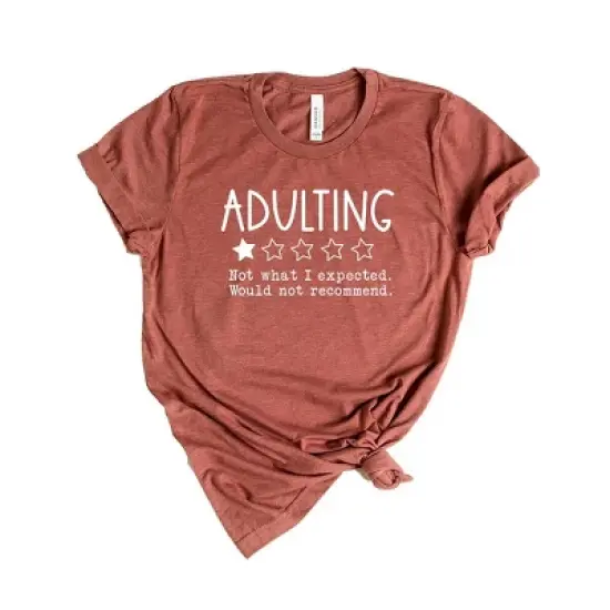 Simply Sage Market Adulting One Star Review Short Sleeve Graphic Tee image {5}