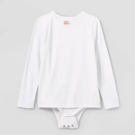 Kids' Adaptive Long Sleeve Bodysuit with Abdominal Access - Cat & Jack&trade; image {4}