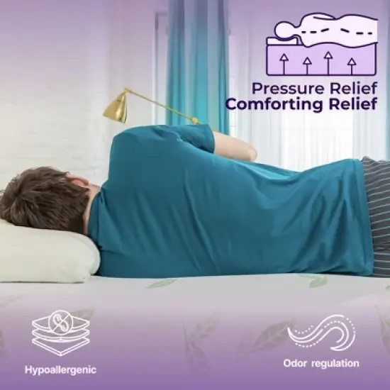 NapQueen 12" Anula Green Tea Memory Foam Mattress image {5}