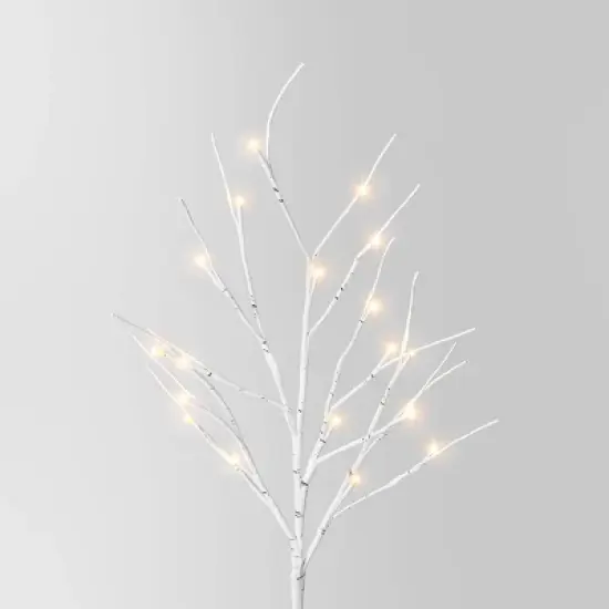 3pc LED Faux Birch Twig Christmas Novelty Sculpture Light Warm White - Wondershop&trade; image {4}