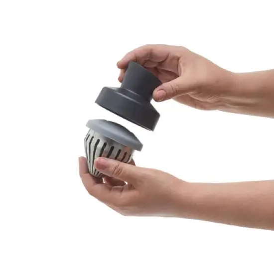 Rabbit 20 fl oz Liquor Infusing Decanter: Stainless Steel & Glass Carafe for Cold Beverages, Hand Wash, Clear image {10}