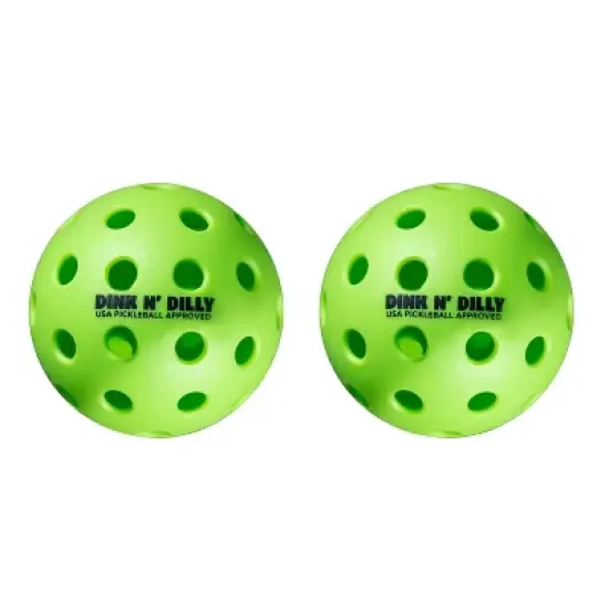 Dink N' Dilly Starry Sky 2 Paddle Set 2 Dills Balls Pickleball Set - 4pc image {1}