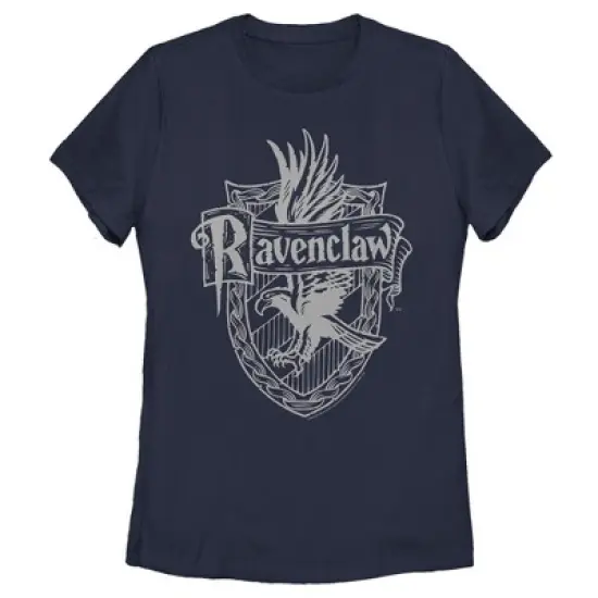 Women's Harry Potter Ravenclaw Line Art Crest T-Shirt image {4}