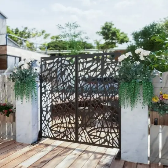 Dovelina creen Series Black Plastic Web Pattern Screen image {5}