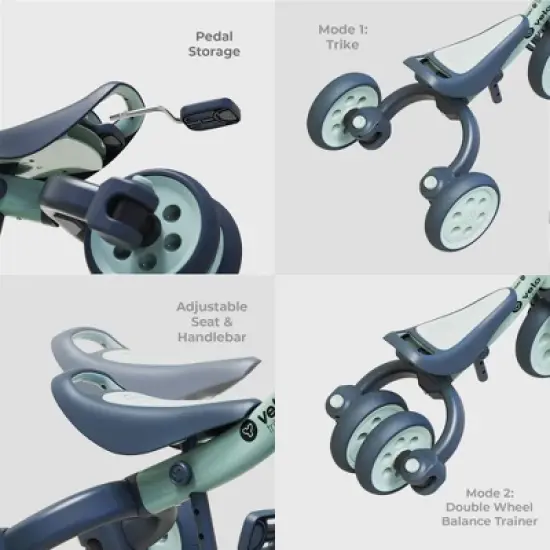 Yvolution Velo 2 in 1 Kids' Standard Trikes image {3}