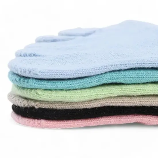 Alilang Women's 2-Pack Non-Slip Five-Toe Yoga Socks with Open Top Design for Stability and Comfort - One Size Fits Most, image {5}