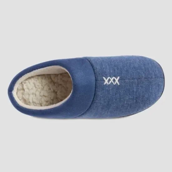 Isotoner Women's Marisol Microsuede & Heathered Knit Hoodback Slippers image {2}