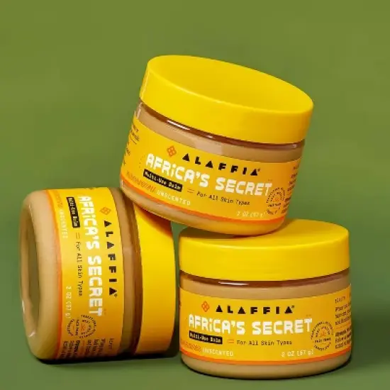 Alaffia Africa's Secret Multi-Use Balm Unscented - 2oz image {4}
