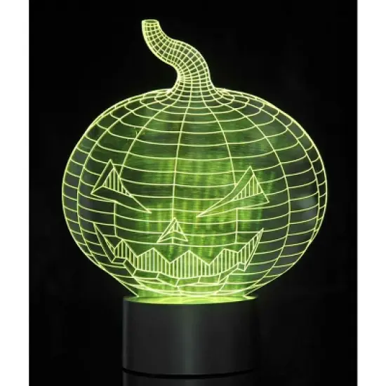 JuzToys 3D Pumpkin Laser Cut Precision LED Lights image {6}