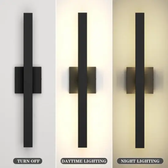 LamQee Aluminum Long Outdoor Modern LED Wall Light Slim Linear Exterior Lighting Fixtures Wall Mount image {10}