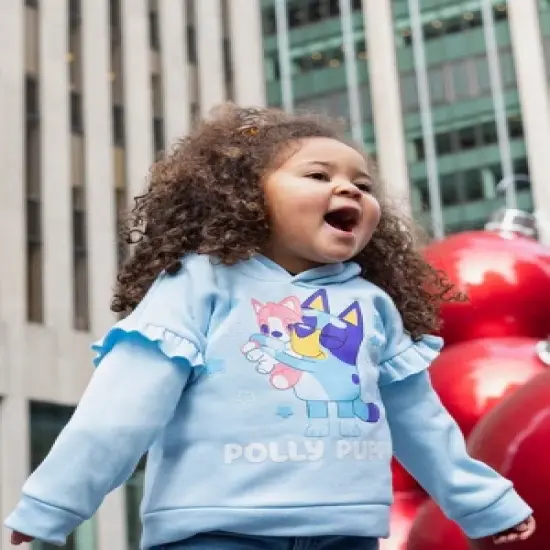 Bluey Bingo Bluey Girls Fleece Hoodie and Leggings Outfit Set Little Kid to Big Kid image {5}