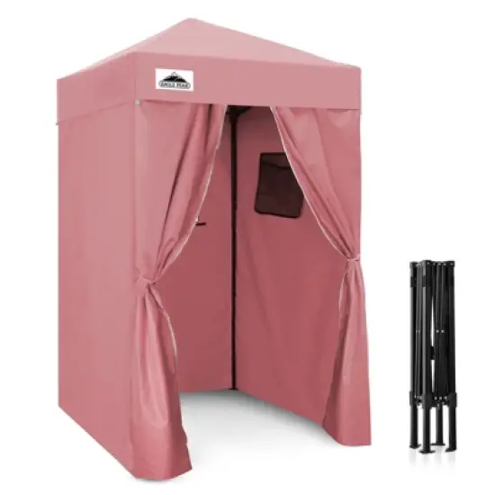 EAGLE PEAK 4x4 Pop Up Canopy, Flex Ultra Compact Portable Privacy Changing Room Photoshoots image {18}