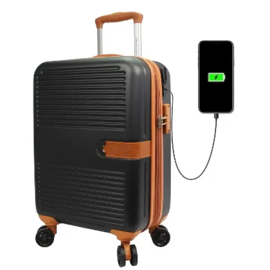 World Traveler Smart Hardside 3-Piece Luggage Set With USB Port image {2}