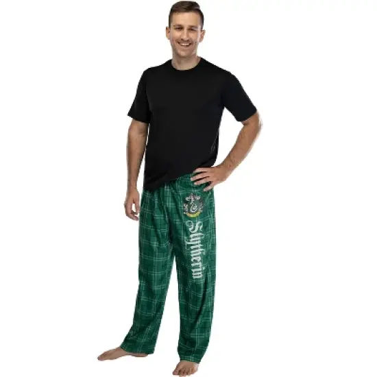 Harry Potter Adult Mens' House Crest Plaid Pajama Pants - All 4 Houses Gryffindor Ravenclaw Slytherin Hufflepuff image {5}