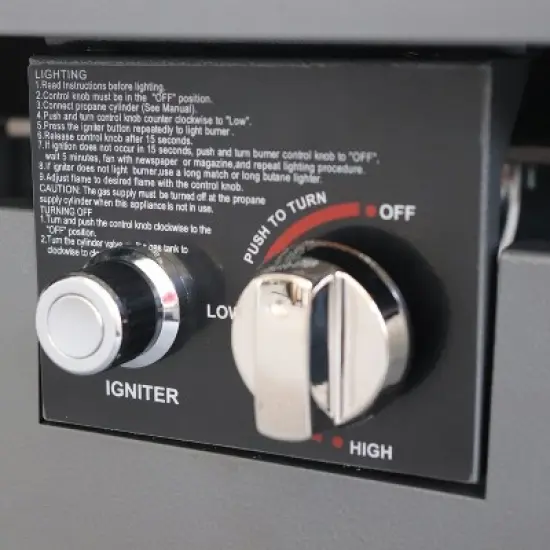 25" H x 42" W Steel Outdoor Fire Pit Table with Lid and Stainless Steel Top image {1}