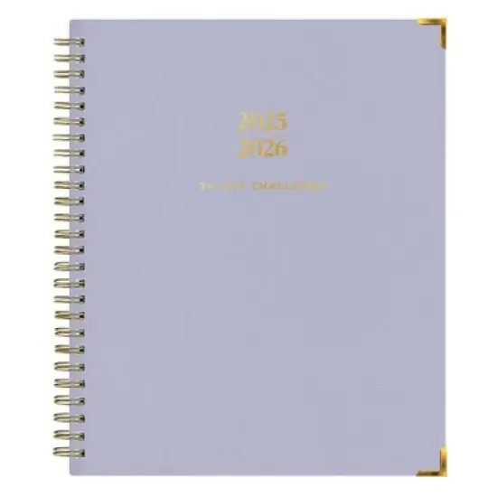 Blue Sky 7"x9" The Everygirl 2025-2026 Weekly/Monthly Wirebound Planner Hardcover Light Blue Bookcloth image {10}