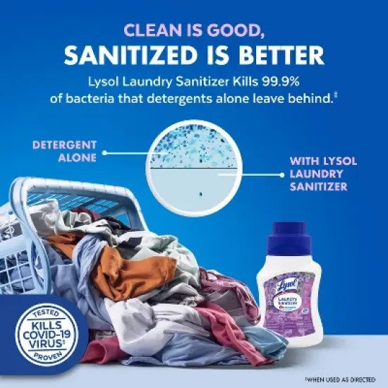 Lysol Laundry Sanitizer Lavender Fusion - 21 fl oz image {3}