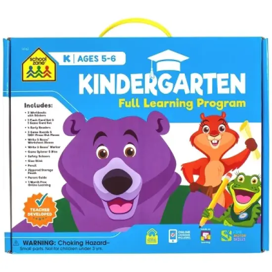 School Zone Kindergarten Full Learning Program - (Paperback) image {10}