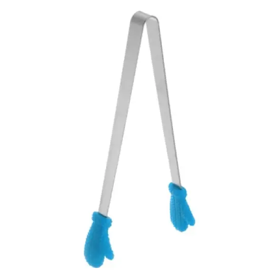 Unique Bargains Stainless Steel Tiny Gloves Shape Cooking Kitchen Food Tongs image {7}
