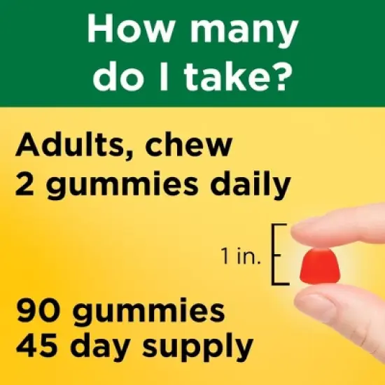 Nature Made Vitamin D3 2000 IU (50 mcg), for Bone Health and Immune Support Vitamin Gummies image {6}