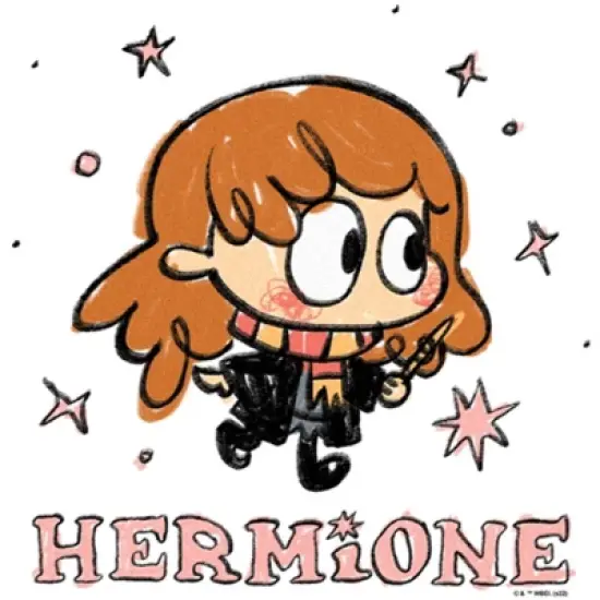 Women's Harry Potter Hermione Starry Cartoon T-Shirt image {1}