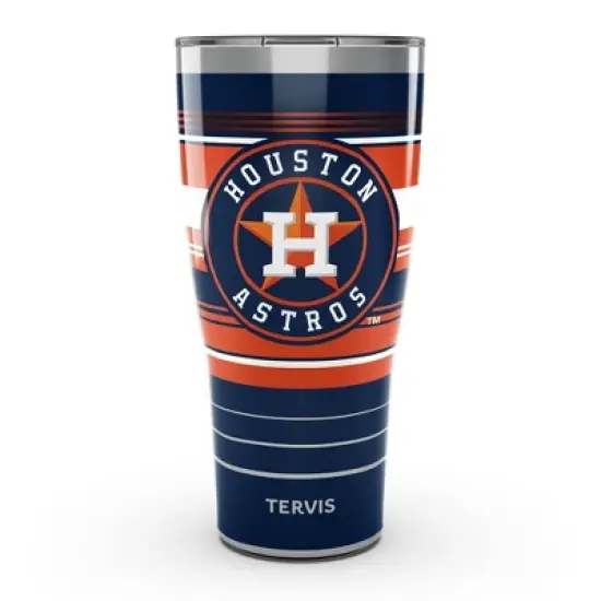 MLB Houston Astros 30oz Hype Stripes Stainless Steel Tumbler image {4}
