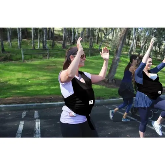 Baby K'tan Breeze Baby Wrap Carrier - Pre Wrapped Breathable Cotton Mesh Baby Sling Newborn - Infant to Toddler (see sizing chart) image {9}