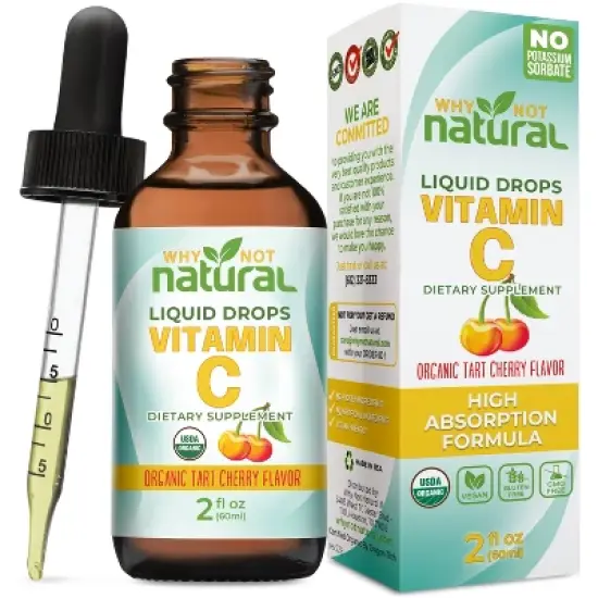 Why Not Natural Organic Liquid Vitamin C Drops Supplement image {7}