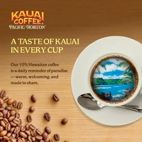 Kauai Coffee Vanilla Macadamia Nut Medium Roast Ground Coffee - 10oz image {1}