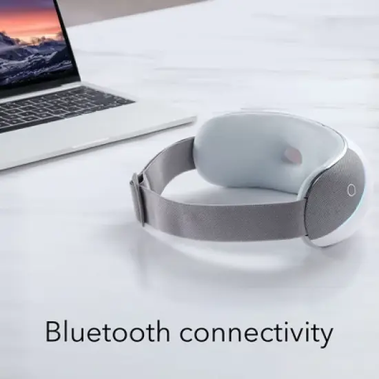 HOM Eye Massager with Heat and Cooling Mode - Headache Relief Device for Migraine and Improved Sleeping image {4}