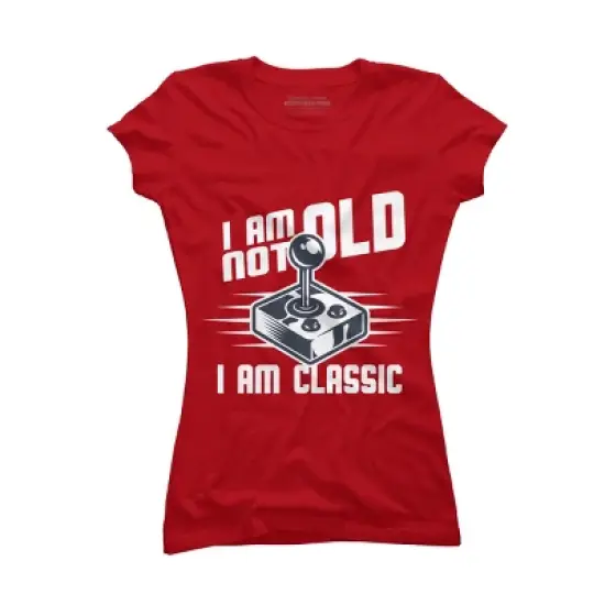 Junior's Design By Humans I Am not Old I am Classic By nerdycorner T-Shirt image {6}