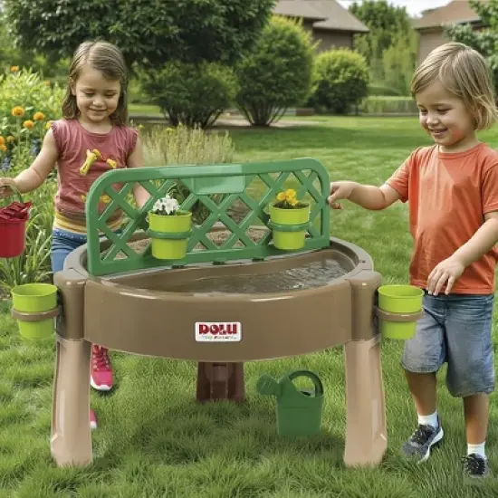 Dolu: 4-In-1 Activity Table: Gardening, Sand, Water, Creativity -  Ages 2+ image {3}
