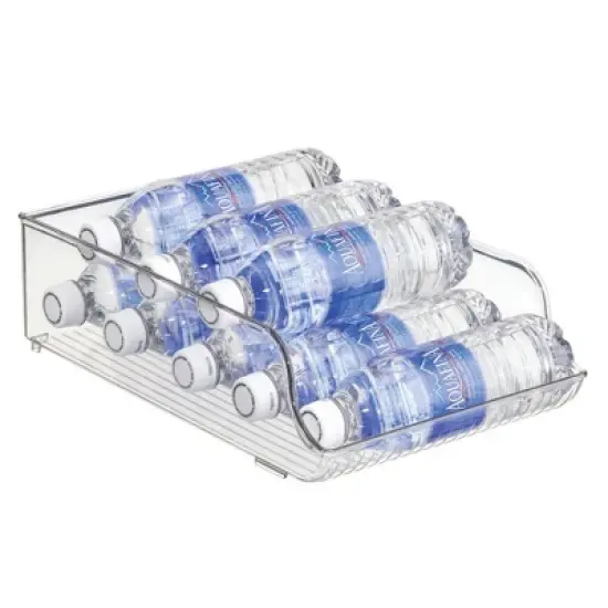 Water Bottle Organizer for Fridge - Set of 4 - Clear - Made in USA image {6}