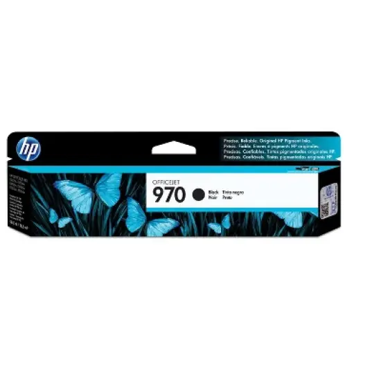 HP 970 Black Original Ink Cartridge, ~3,000 pages, CN621AM image {7}