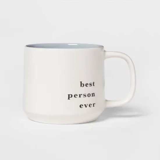 16oz Stoneware Best Person Ever Color Splash Mug - Threshold&trade; image {3}