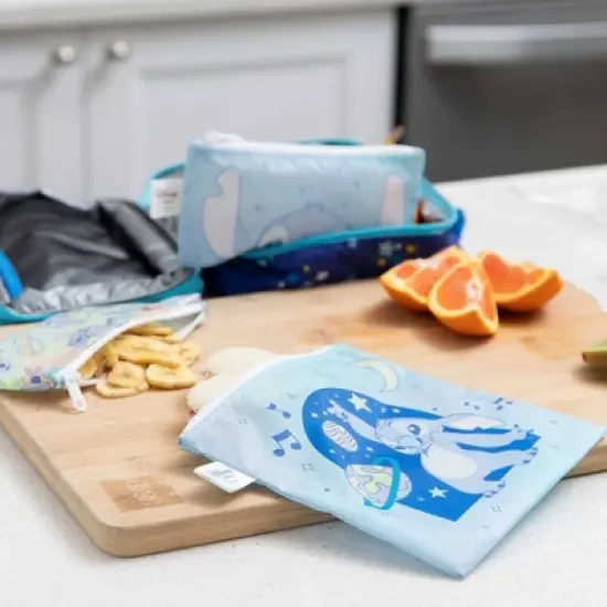 Disney Stitch Reusable Large Snack Bags - 2pk image {1}